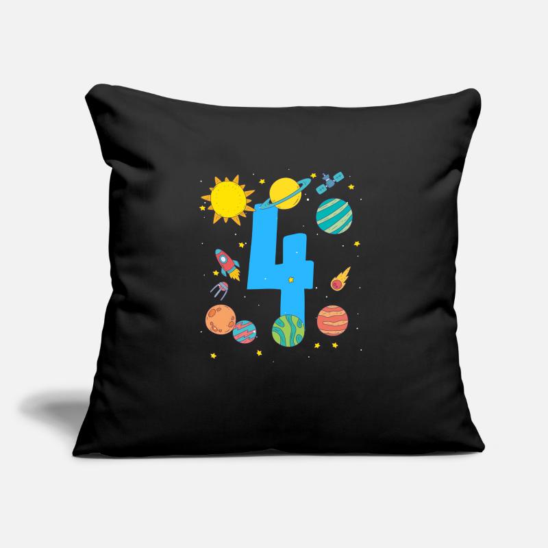 Aventure spatiale pour les petits explorateurs Housse de coussin décorative 45 x 45 cm