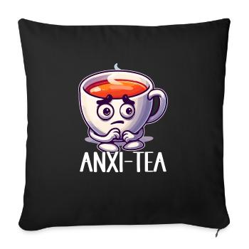 Trouble anxieux Trouble anxieux - Housse de coussin décorative 45 x 45 cm - noir - Devant