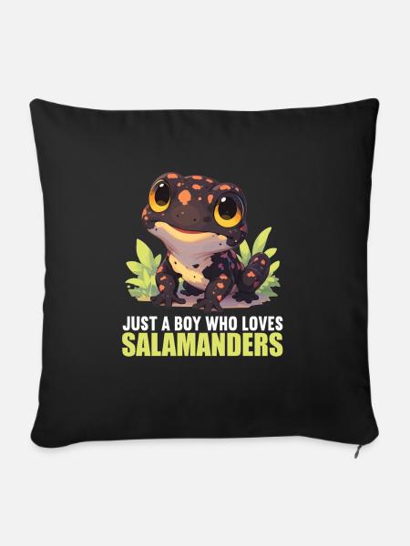 Salamanders Salamander - Sofakissenbezug 45 x 45 cm - Schwarz