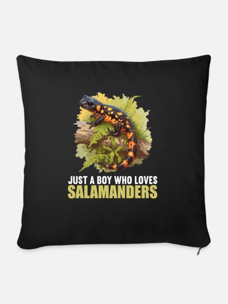 Salamanders Salamander - Sofakissenbezug 45 x 45 cm - Schwarz