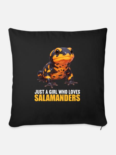 Salamanders Salamander - Sofakissenbezug 45 x 45 cm - Schwarz