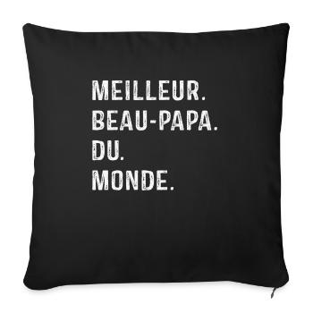 Best Father-in-Law In The World Father's Day - Sofa pillowcase 17,3'' x 17,3'' (45 x 45 cm) - black - Front