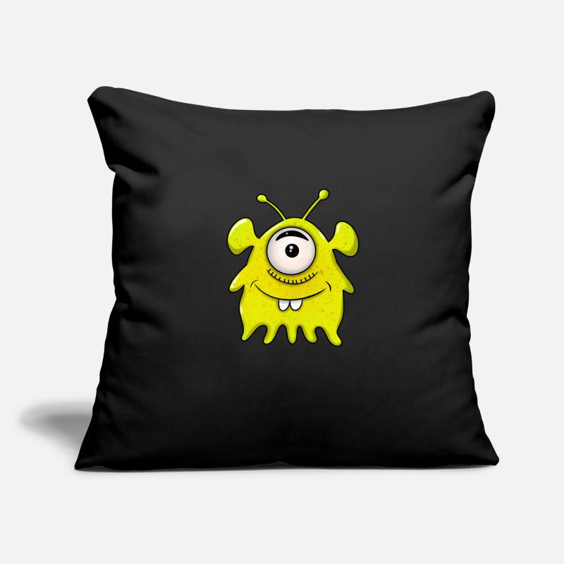 Monsters from outer space Sofa pillowcase 17,3'' x 17,3'' (45 x 45 cm)