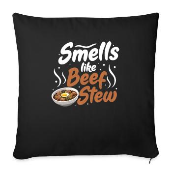 Funny Thanksgiving Food -fans Meme - Sofa pillowcase 17,3'' x 17,3'' (45 x 45 cm) - black - Front