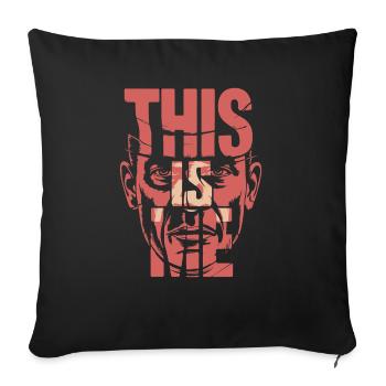 C’EST MOI - Housse de coussin décorative 45 x 45 cm - noir - Devant