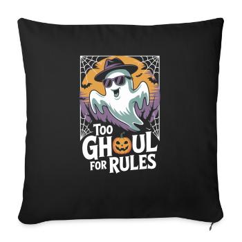 Trop de goule pour les règles Chemise d’Halloween - Housse de coussin décorative 45 x 45 cm - noir - Devant
