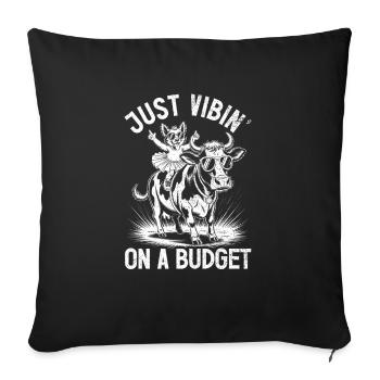 Undiagnosed, but something - Sofa pillowcase 17,3'' x 17,3'' (45 x 45 cm) - black - Front