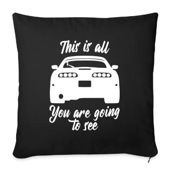 C'est tout - Supra (JDM) - Housse de coussin décorative 45 x 45 cm - noir - Devant