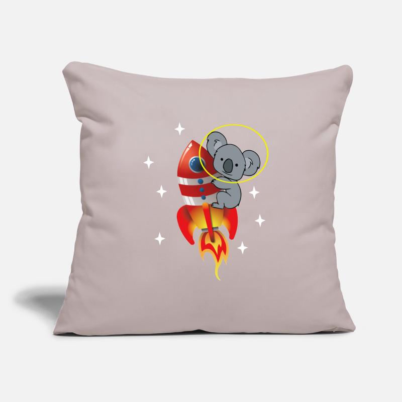 Koala dans l’espace Housse de coussin décorative 45 x 45 cm