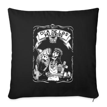 Dia del los muertos - Sofakissenbezug 45 x 45 cm - Schwarz - Vorne