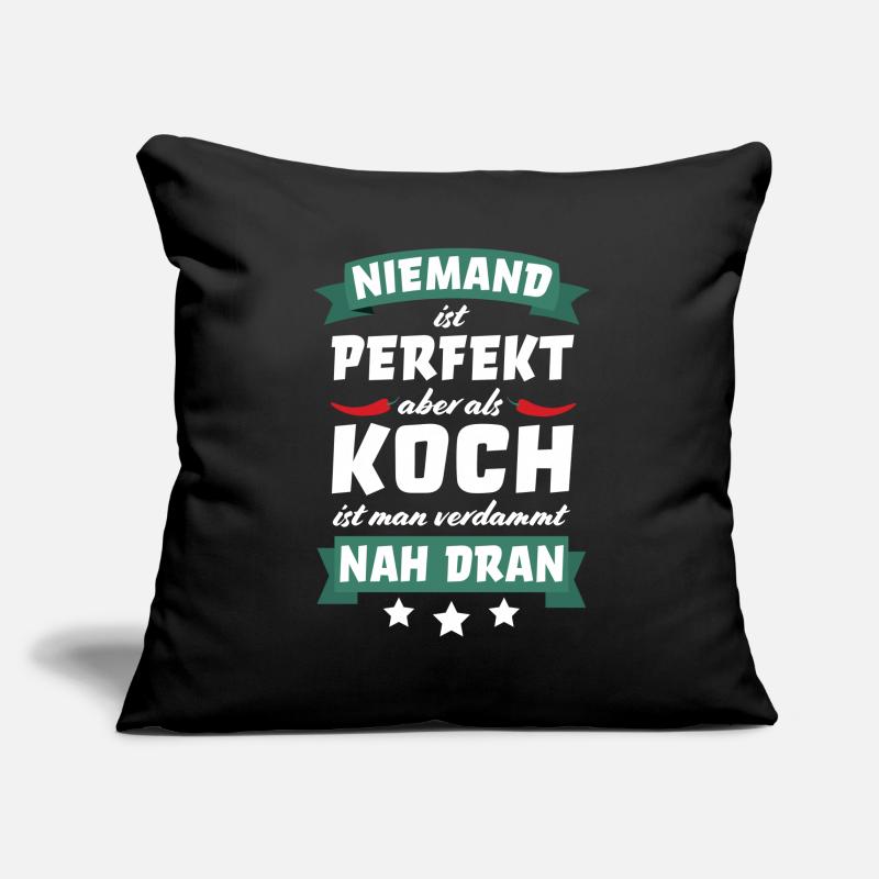 Koch kochen Köche Beruf Spruch lustig Sofakissenbezug 45 x 45 cm