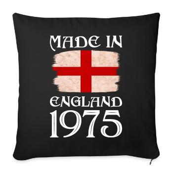 Made in England 1975 - St George's Day - English - Sofa pillowcase 17,3'' x 17,3'' (45 x 45 cm) - black - Front