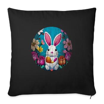 Great Easter motif - Sofa pillowcase 17,3'' x 17,3'' (45 x 45 cm) - black - Front