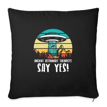 Aliens Aliens Gift - Sofa pillowcase 17,3'' x 17,3'' (45 x 45 cm) - black - Front