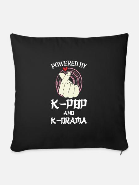 K-Pop-K-Pop-Merch K-Pop-Waren Geschenk - Sofakissenbezug 45 x 45 cm - Schwarz