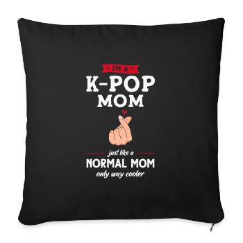 K-Pop K-Pop Merchandise Mutter Geschenk - Sofakissenbezug 45 x 45 cm - Schwarz - Vorne