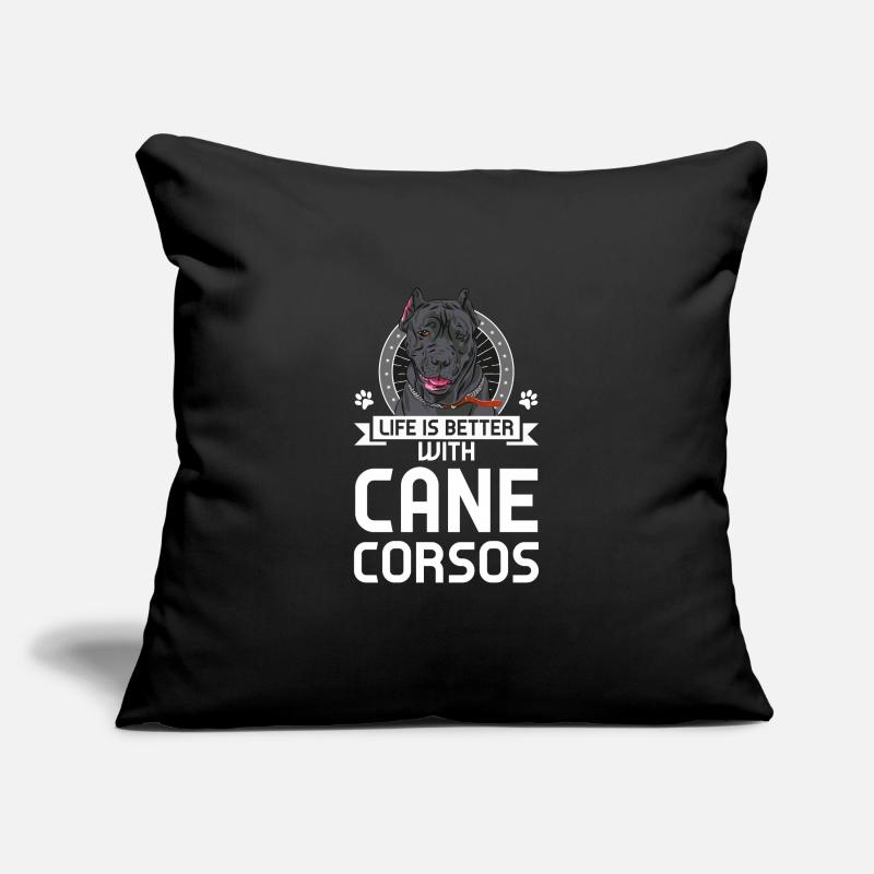 Cane Corso Cane Corso Cadeau Housse de coussin décorative 45 x 45 cm