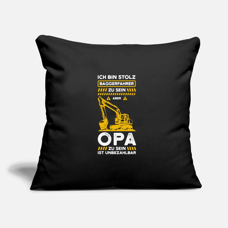 Bagger Opa Baggerfahrer Geschenk Sofakissenbezug 45 x 45 cm