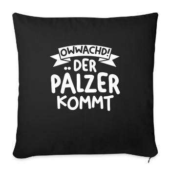 Schorle Pfalz Weinliebhaber Geschenk - Sofakissenbezug 45 x 45 cm - Schwarz - Vorne