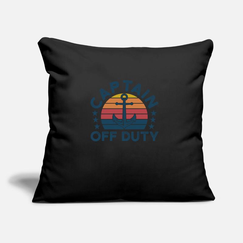 Captain Captains Boating Gift Sofa pillowcase 17,3'' x 17,3'' (45 x 45 cm)