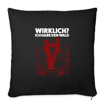 Baumkletterer Arborist Baumklettern Geschenk - Sofakissenbezug 45 x 45 cm - Schwarz - Vorne