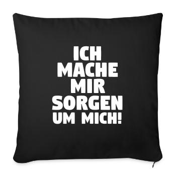 Sarkasmus Spruch Sarkastisch Geschenk - Sofakissenbezug 45 x 45 cm - Schwarz - Vorne