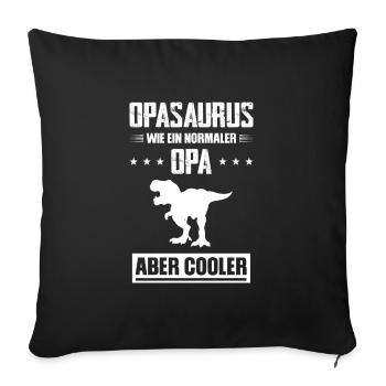 Opas Opa Opas Geschenk - Sofakissenbezug 45 x 45 cm - Schwarz - Vorne