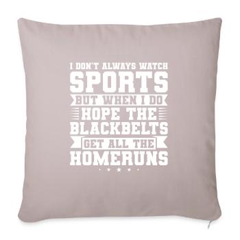 Sportspiel Sportmannschaft Geschenk - Sofakissenbezug 45 x 45 cm - helles Taupe - Vorne