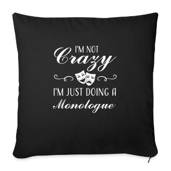 Theater Broadway-Musical Geschenk - Sofakissenbezug 45 x 45 cm - Schwarz - Vorne
