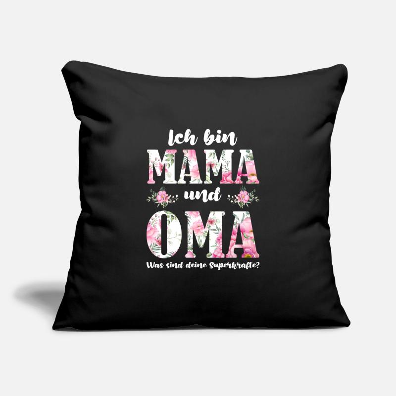 Mama Oma Mutter Geschenk Sofakissenbezug 45 x 45 cm