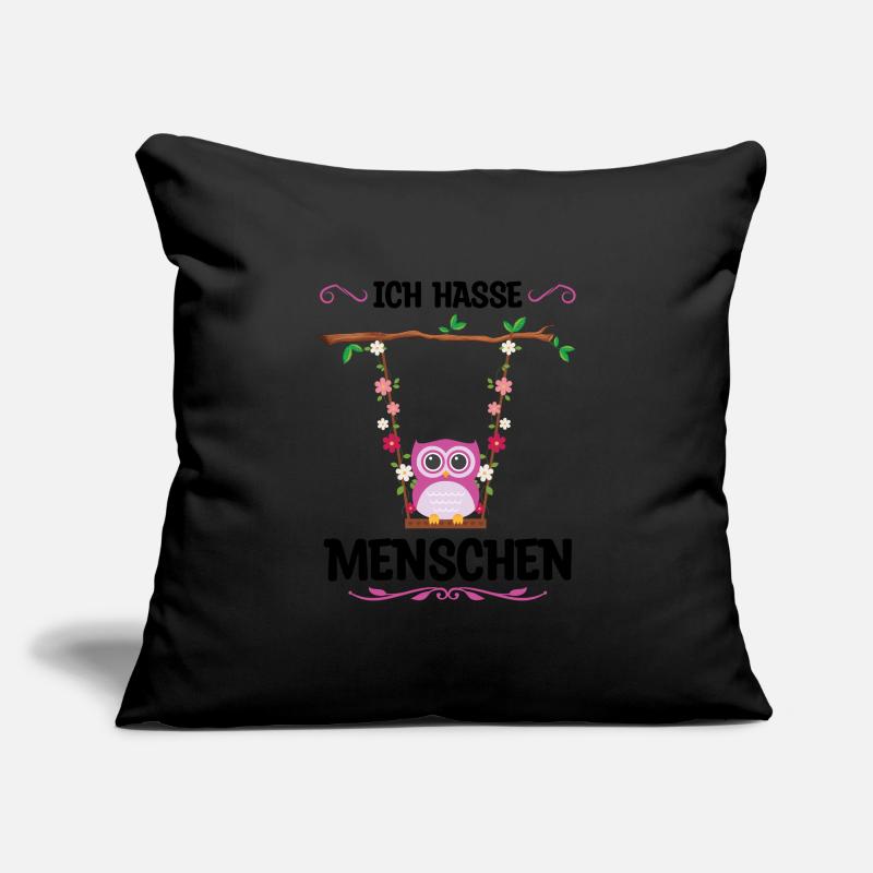 Eule Vogel Eulen Fans Geschenk Sofakissenbezug 45 x 45 cm