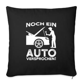 Auto Mechaniker Autos Geschenk - Sofakissenbezug 45 x 45 cm - Schwarz - Vorne