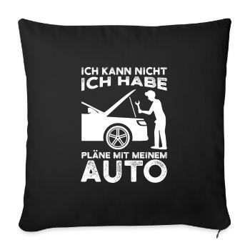 Auto Mechaniker Automechaniker Geschenk - Sofakissenbezug 45 x 45 cm - Schwarz - Vorne