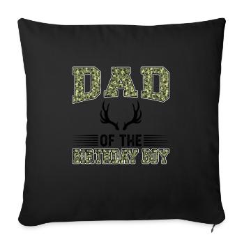 Jäger Jagd Jagd Geschenk - Sofakissenbezug 45 x 45 cm - Schwarz - Vorne