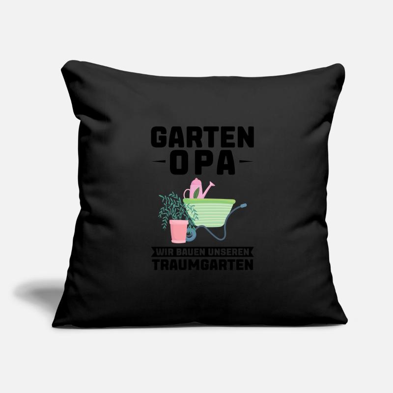 Garten Opa Großvater Geschenk Sofakissenbezug 45 x 45 cm