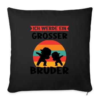 Junge Dabbing Dabbing Einzelkind Geschenk - Sofakissenbezug 45 x 45 cm - Schwarz - Vorne