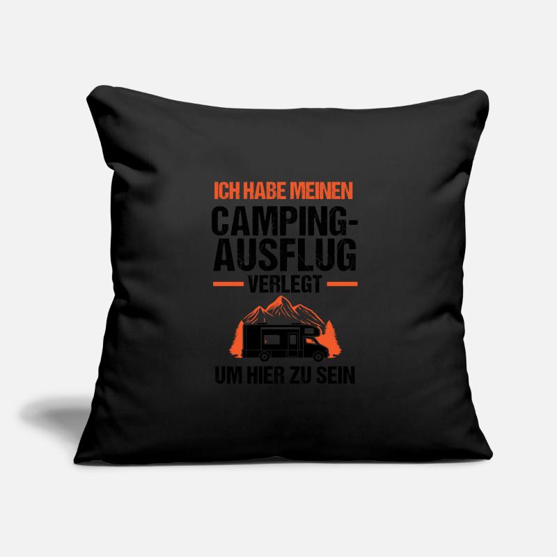 Campen Camping Campingplatz Geschenk Sofakissenbezug 45 x 45 cm