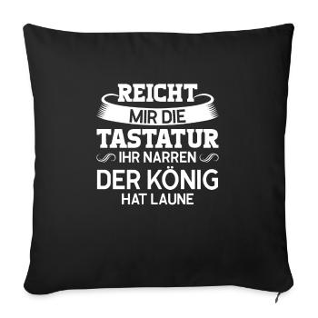 Informatiker Beruf Programmierer Geschenk - Sofakissenbezug 45 x 45 cm - Schwarz - Vorne