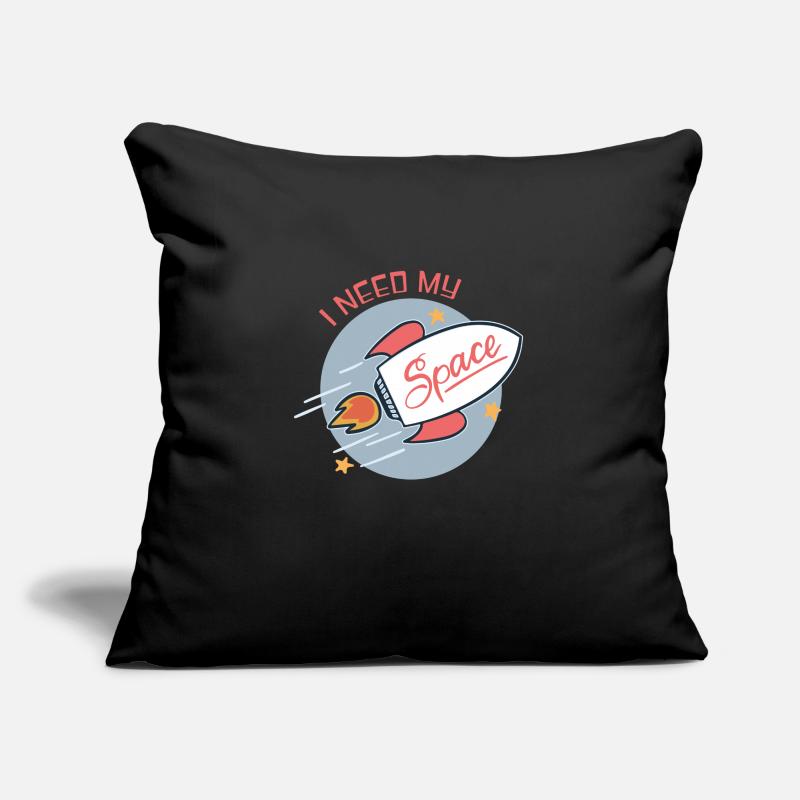 Fusée spatiale Housse de coussin décorative 45 x 45 cm
