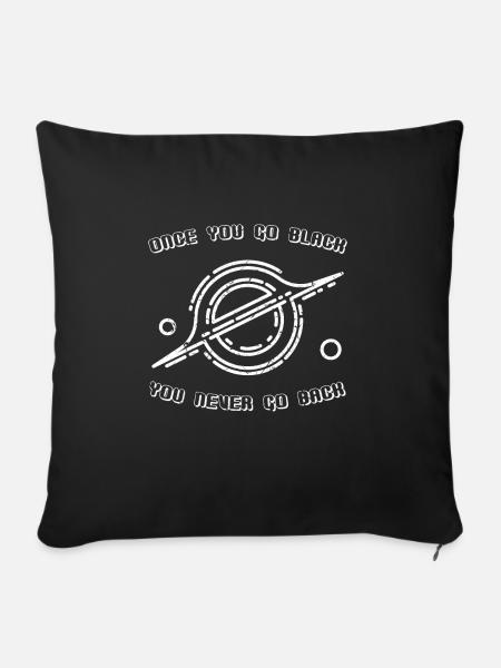 Astronomie - Sofakissenbezug 45 x 45 cm - Schwarz