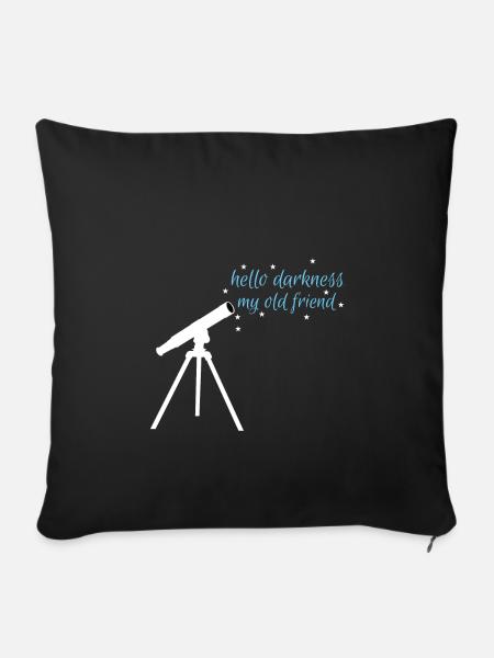 Astronomie - Sofakissenbezug 45 x 45 cm - Schwarz