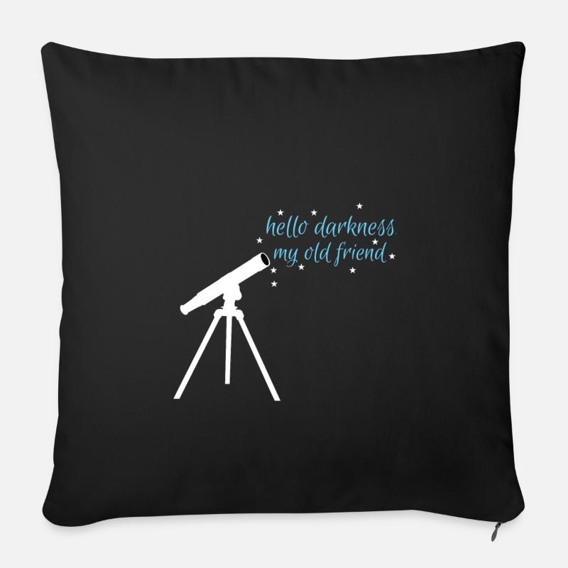 Astronomie - Sofakissenbezug 45 x 45 cm - Schwarz