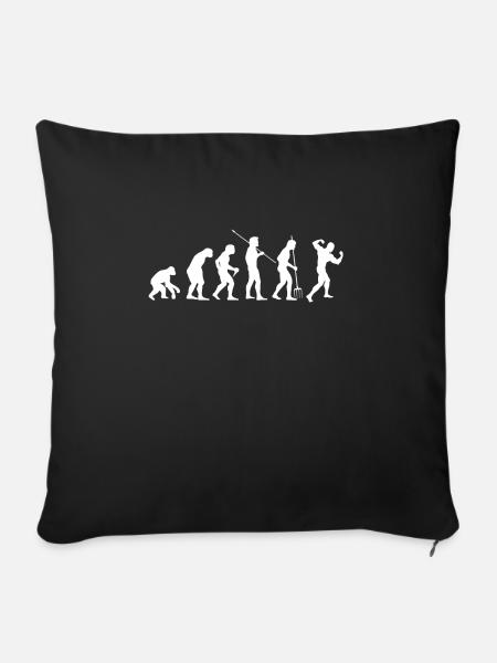 Evolution Sport Gym - Sofakissenbezug 45 x 45 cm - Schwarz