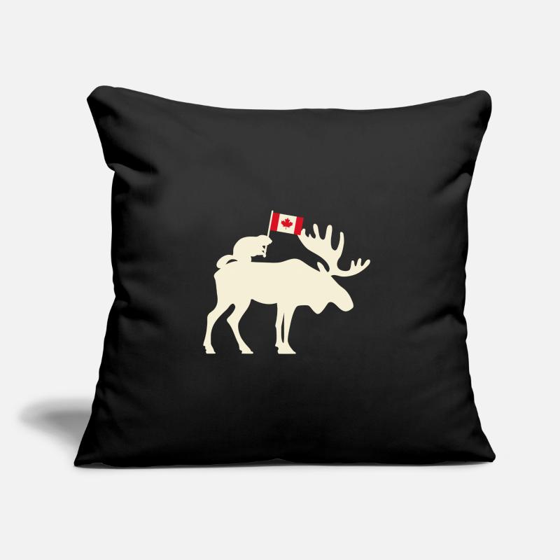 Drapeau du canada Housse de coussin décorative 45 x 45 cm