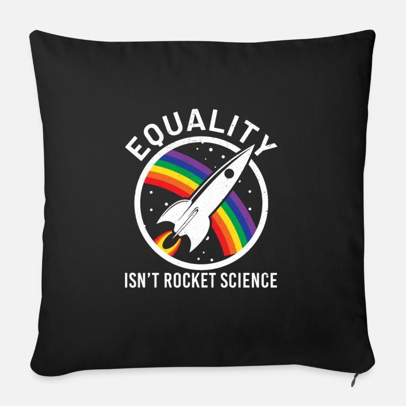 lgbt - Sofakissenbezug 45 x 45 cm - Schwarz