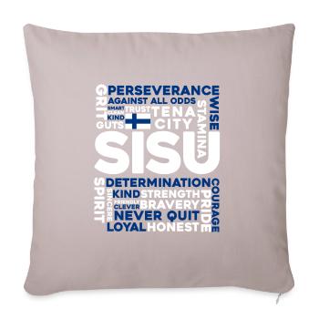 Finland - Sofa pillowcase 17,3'' x 17,3'' (45 x 45 cm) - light taupe - Front