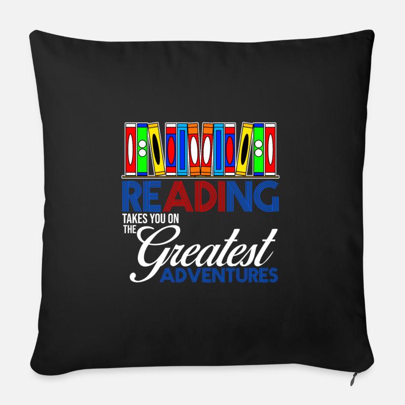 Read - Sofa pillowcase 17,3'' x 17,3'' (45 x 45 cm) - black
