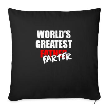 Funny child man grandpa sayings daughter baby 2020 - Sofa pillowcase 17,3'' x 17,3'' (45 x 45 cm) - black - Front