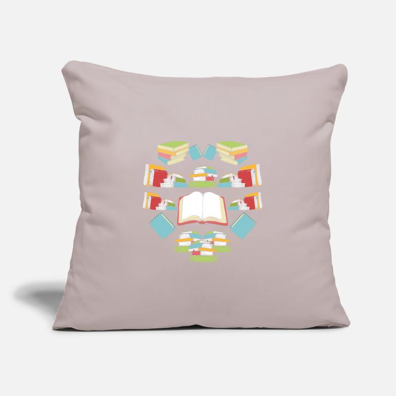 book Sofa pillowcase 17,3'' x 17,3'' (45 x 45 cm)
