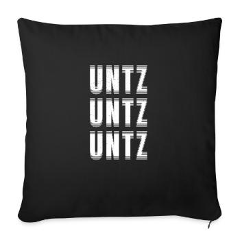 Untz Druffi Keta Koks parts ecstasy - Sofa pillowcase 17,3'' x 17,3'' (45 x 45 cm) - black - Front